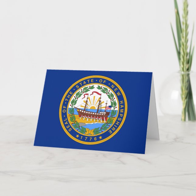 Granite Stater Seal, Seal of New Hampshire Kort (Framsida)