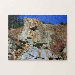 Granite Sten Cliff Wall Natur Pussel
