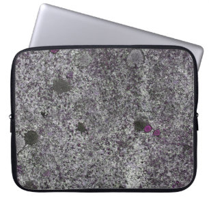 Granite Sten Grått med uppgifter om Rosa Laptop Fodral