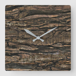 Granite Stone Mönster Acrylic Wall Clock Fyrkantig Klocka