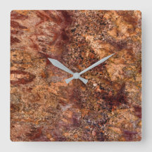 Granite Stone Mönster Acrylic Wall Clock