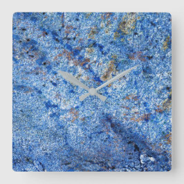 Granite Stone Mönster Acrylic Wall Clock Fyrkantig Klocka