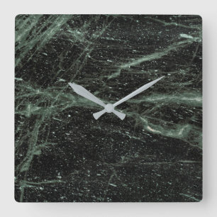 Granite Stone Mönster Acrylic Wall Clock Fyrkantig Klocka