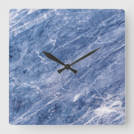 Granite Stone Mönster Acrylic Wall Clock Fyrkantig Klocka