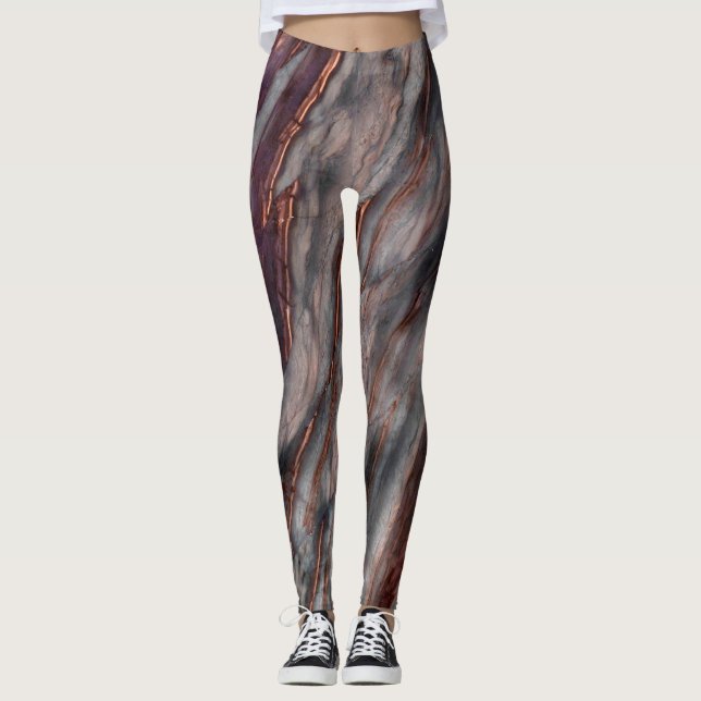 Granite Stone Mönster Leggings (Framsida)