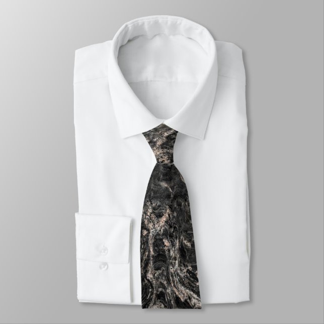Granite Stone Mönster Tie Slips (Bunden)