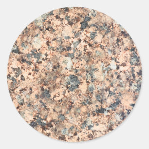 Granite struktur runt klistermärke