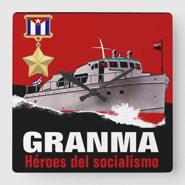 GRANMA FYRKANTIG KLOCKA (Framsida)