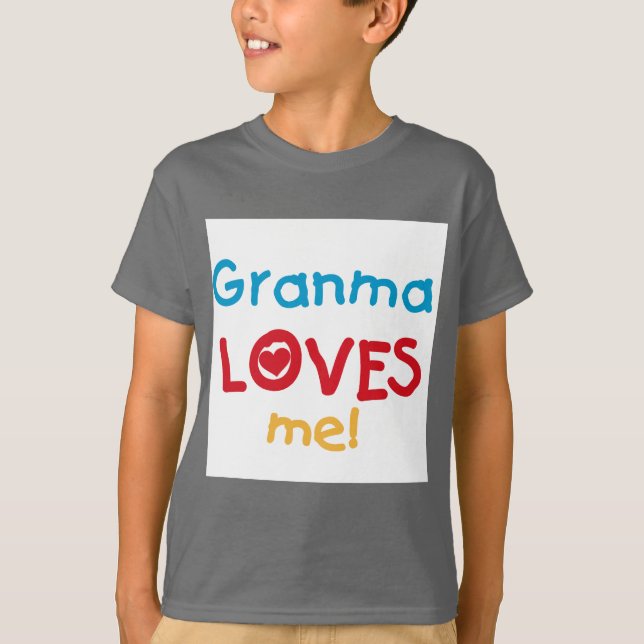 Granma Kärlek Me T-shirts och gåvor (Framsida)