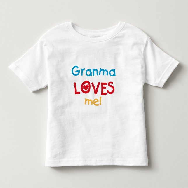 Granma Kärlek Me T-shirts och gåvor (Framsida)