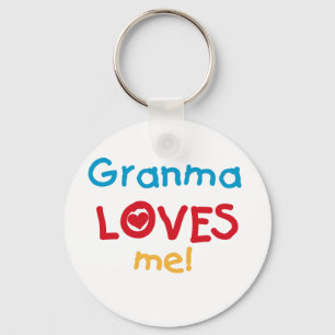 Granma Kärlek Me T-shirts och gåvor Nyckelring