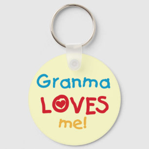 Granma Kärlek Me T-shirts och gåvor Nyckelring
