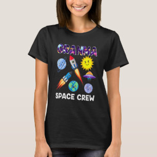 Granma Space Crew Granma från Birthday Boy Astro T Shirt