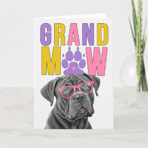 GranMAW-Käppen Corso GrandDOG Grandföräldrar Day Helgkort