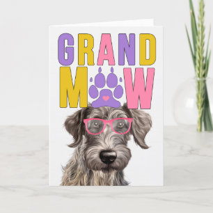 GranMAW Scottish Deerhound HUND GrandföräldrDay Helgkort