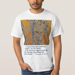 Grann till fåglarna - Thoreau Tee Shirt