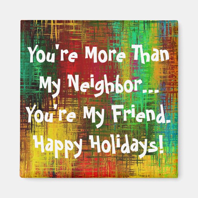 Grannanpassning Tillfälle Magnet (Framsidan)