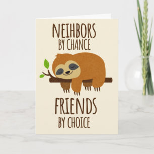 Grannar av Chance Friends by Choice Bestie Helgkort