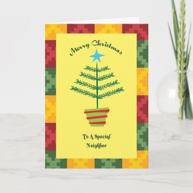 Grannar Primsy-jul Helgkort (Framsida)