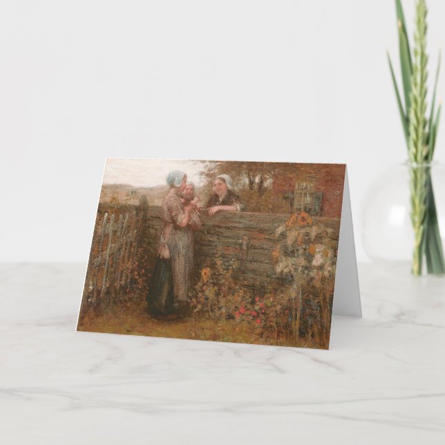 Grannar som besöker stängslet kort (Framsida)