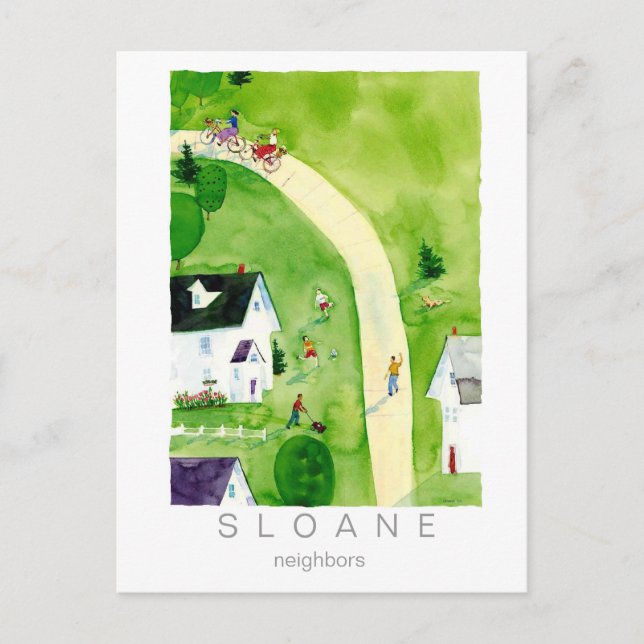 grannar vykort (Framsida)