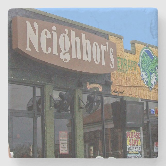 Grannens pub, Virginia Highland, Atlanta Underlägg (Framsidan)