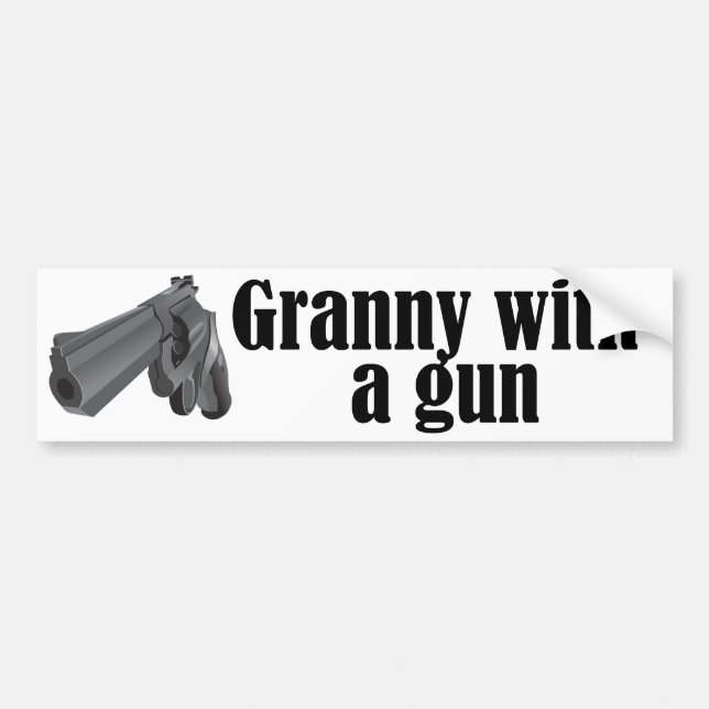 Grannies med vapen bildekal (Framsidan)