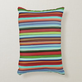 Grannins färgstarka rand, med mjuk grovlek prydnadskudde