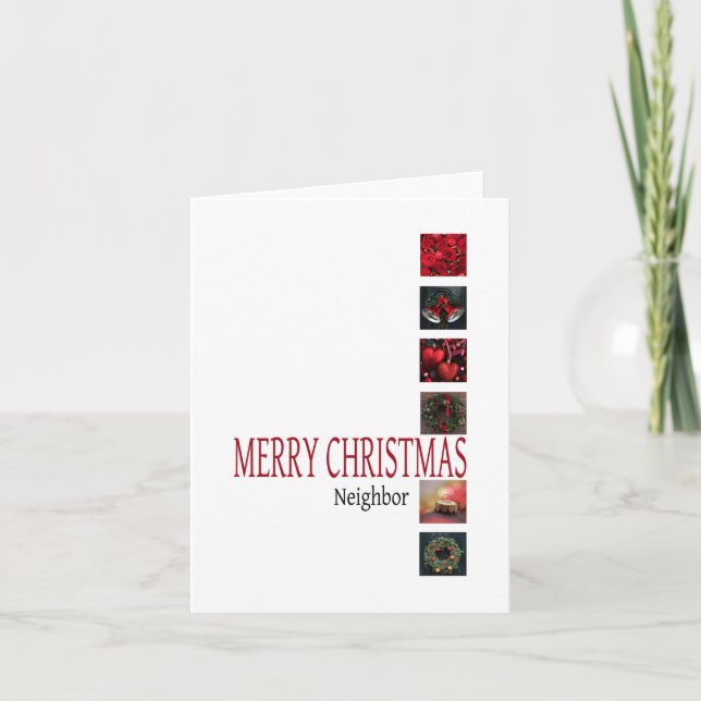 Grannkort God jul Helgkort (Framsida)