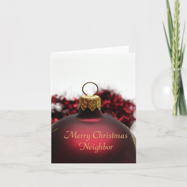 Grannkort God jul Helgkort (Framsida)