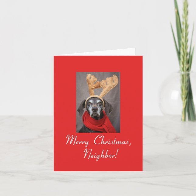 Grannkort God jul Helgkort (Framsida)