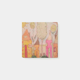 Grannskap vismisk post-it block