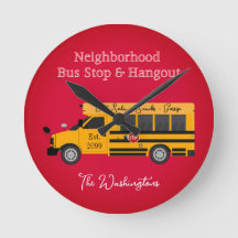 Grannskapets Buss Stop & Hangout Clock