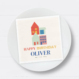 Grannskapets Födelsedagsfest Pappersservett