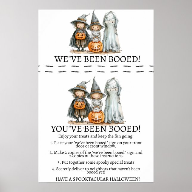 Grannskaps Boo Bash – Ett Halloween-överraskningss Poster (Framsidan)