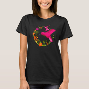 Grannt hummingbird in Flight Colorful T Shirt