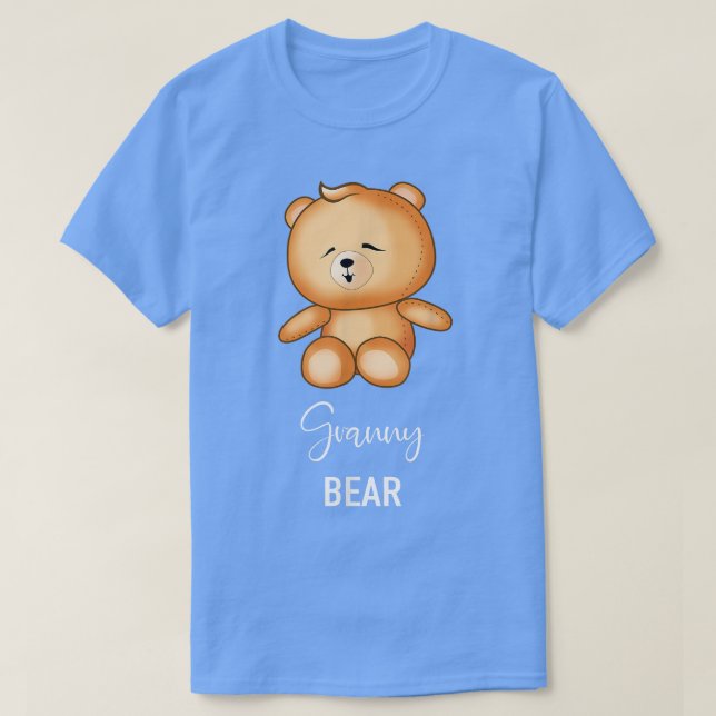 Granny Bear - den fantastiska familjen T Shirt (Design framsida)