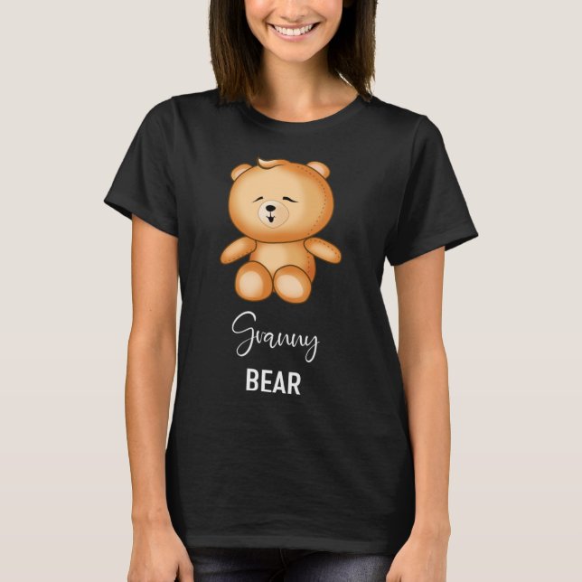 Granny Bear Family T Shirt (Framsida)
