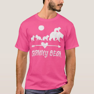 Granny Bearwith Four Cute Bear Unge Gift T Shirt