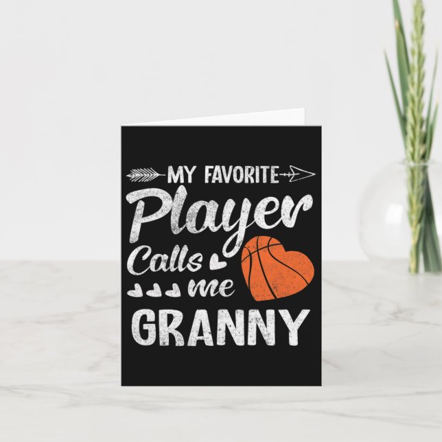 Granny Bysketbyll Min favoritspelare kallar mig Gr Kort (Framsida)