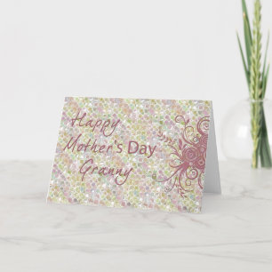 Granny Card för lycklig Mors dag Kort