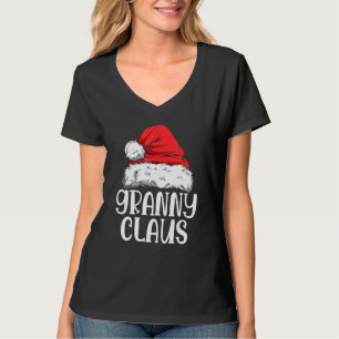 Granny Claus jul-familjen Pajama Matching Xma T Shirt