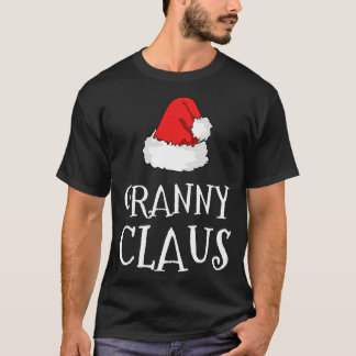 Granny Claus jul-familjens familj Matching P T Shirt