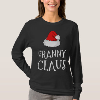 Granny Claus jul-familjens familj Matching P T Shirt