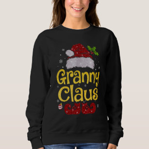 Granny Claus Shirt jul Pajama Family Matchin T