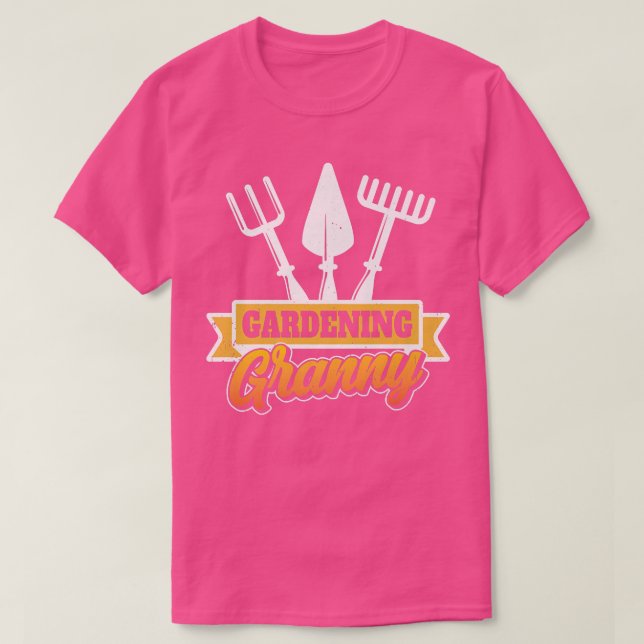  Granny Grandma Garden Gardener Grandmoth T Shirt (Design framsida)