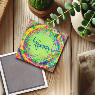 "Granny" Inspirief Magnet