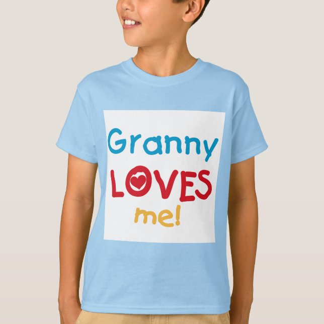 Granny Kärlek Me Tshirts och Gifts (Framsida)