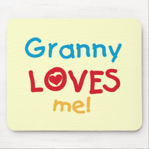 Granny Kärlek Me Tshirts och Gifts Musmatta