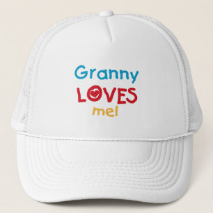 Granny Kärlek Me Tshirts och Gifts Truckerkeps